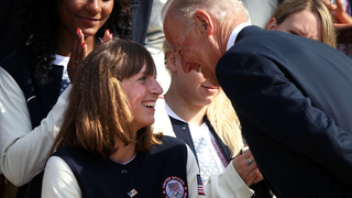 Joe Biden Loves Cheerleaders